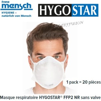 Masque FFP2 sans valve MF DIFFUSION