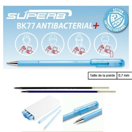 Stylo antibactérien rechargeable MF DIFFUSION