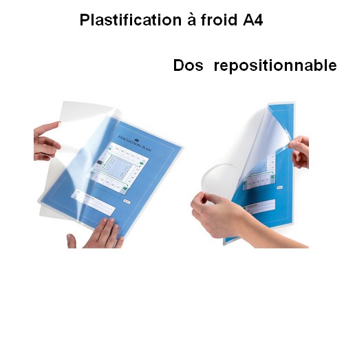 Pochettes à Plastifier à Froid Autocollante - A4 DURABLE SEAL IT