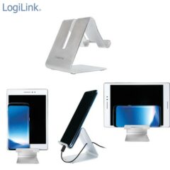 Support pour smartphone & tablette PC en aluminium LogiLink