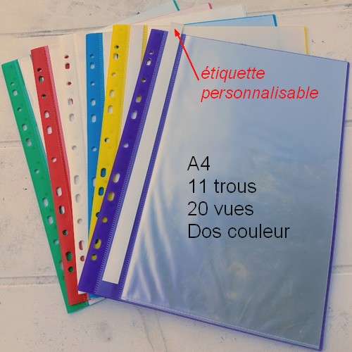 Protège-documents A4 10 pochettes - Le Lutin Classique