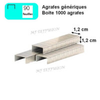 Agrafe 23/12 boite 1000 agrafes
