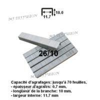 Agrafes PLUS 26/10