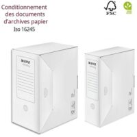 Boîte d'archives sans acide Leitz