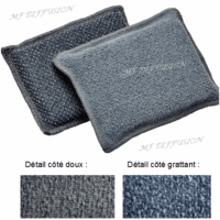 Éponge microfibre grattante double face