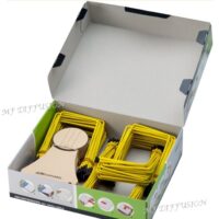Relieur Pli-Fix boîte de 100 pièces jaune