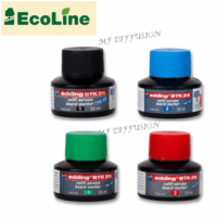 Recharge d'encre BTK25 marqueurs effaçables Edding