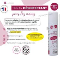 Spray désinfectant mains format poche