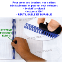Boîte 50 Peignes GBC ClickBind