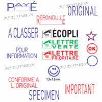 Tampons formules commerciales