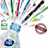 Stylo publicitaire écologique Soda